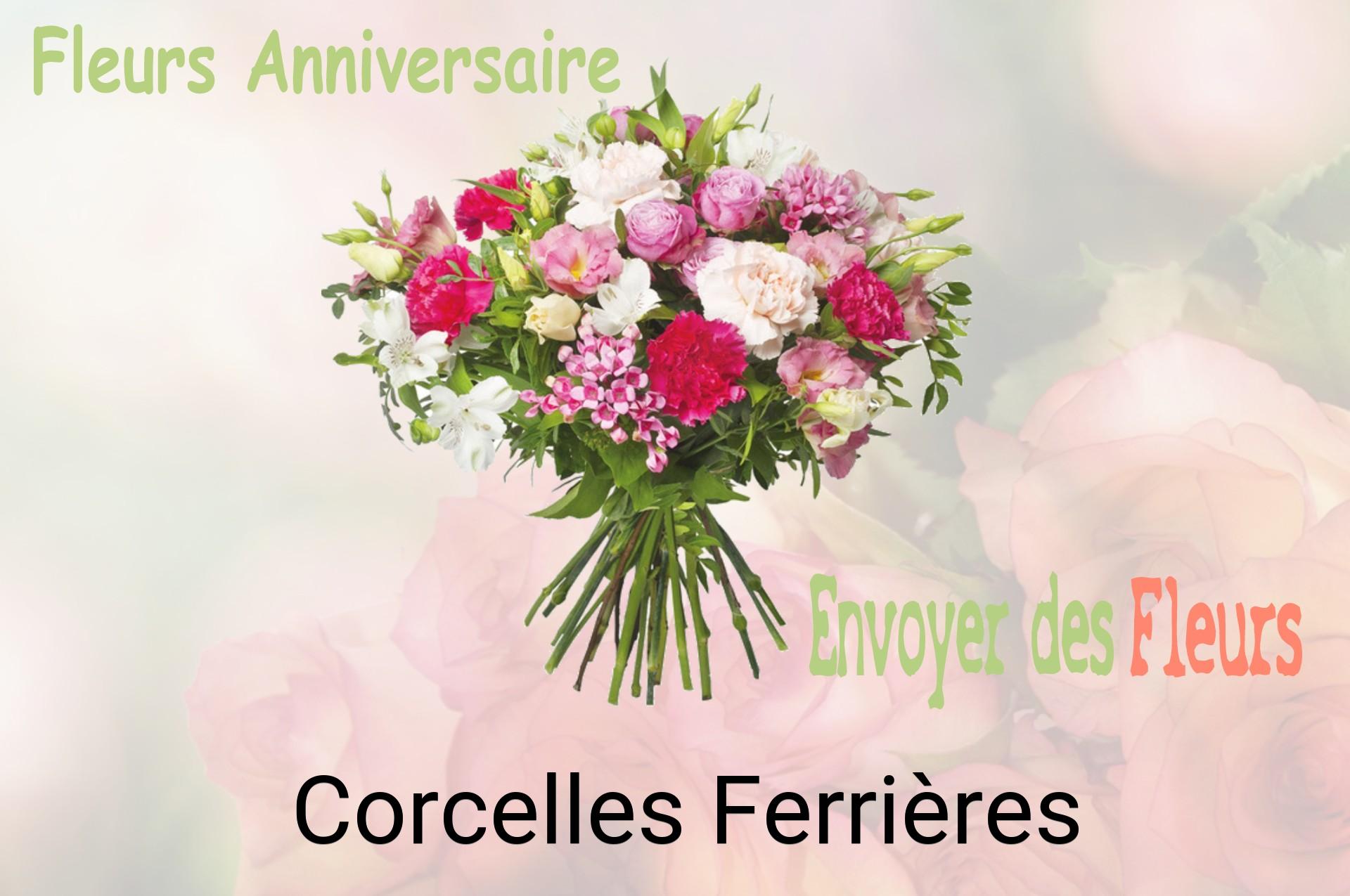 Bouquet de fleurs d’anniversaire livré à Corcelles-Ferrières