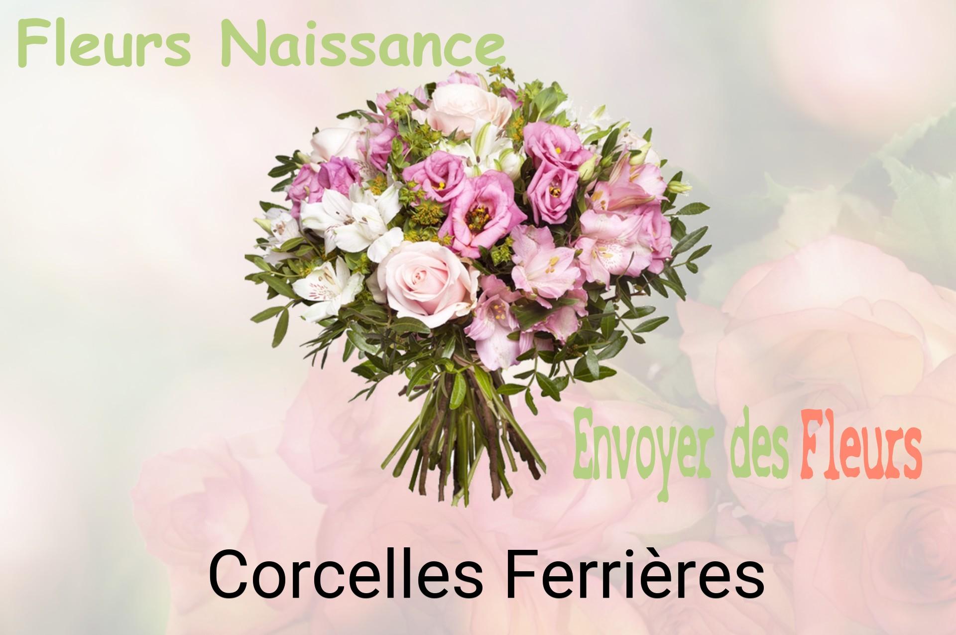 Bouquet de fleurs de naissance livré à Corcelles-Ferrières