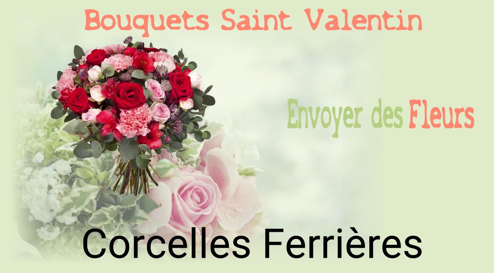 Roses de Saint-Valentin livrées à Corcelles-Ferrières